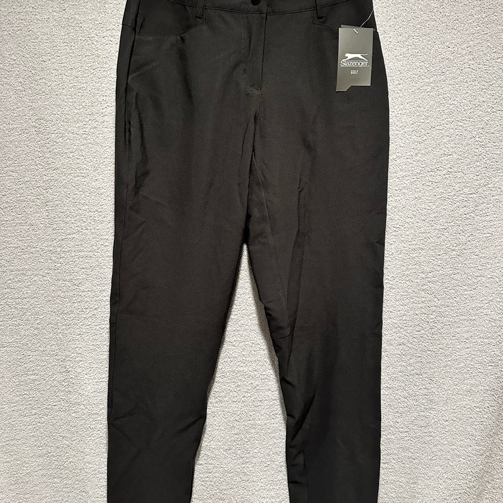 Slazenger Womens Black Golf Pants